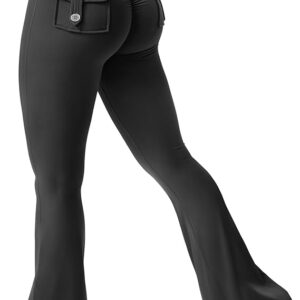 Leggings with Pockets for Women Scrunch Workout Leggings Tummy Control Gym Yoga Pants